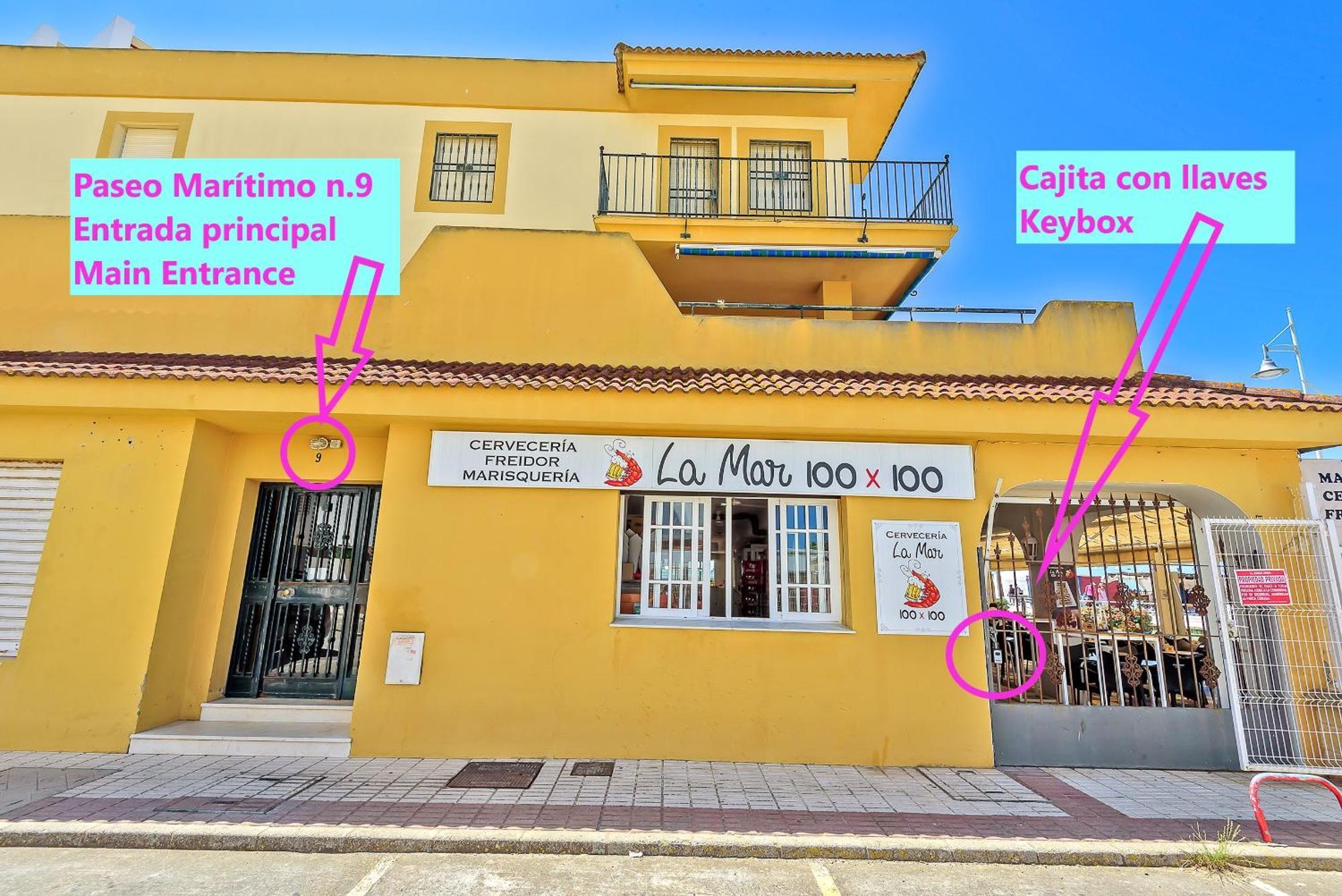 Beachfront Duplex 1ª Linea & Terraces Oceanfront El Puerto de Santa Maria Exterior photo